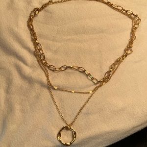 Rose Gold Triple Layer Chain